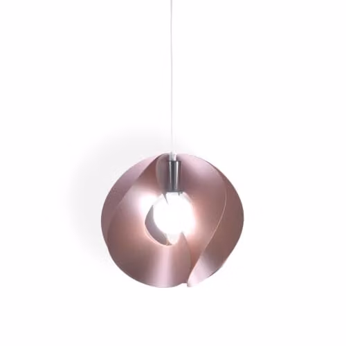 LINEA ZERO Lampadario a sospensione ATOM Rosa diametro 54x h50 cm
