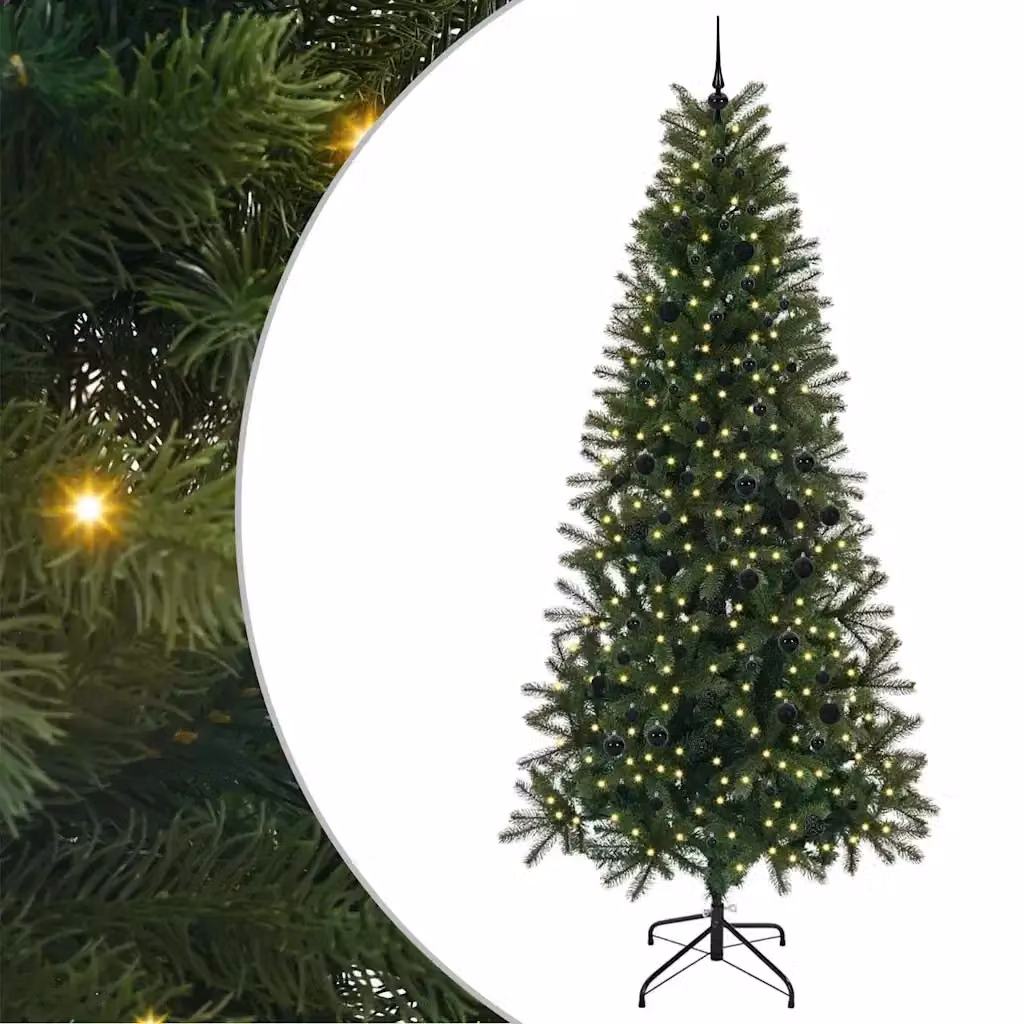 Albero di Natale artificiale verde vidaXL, Altezza: 240 cm – 2