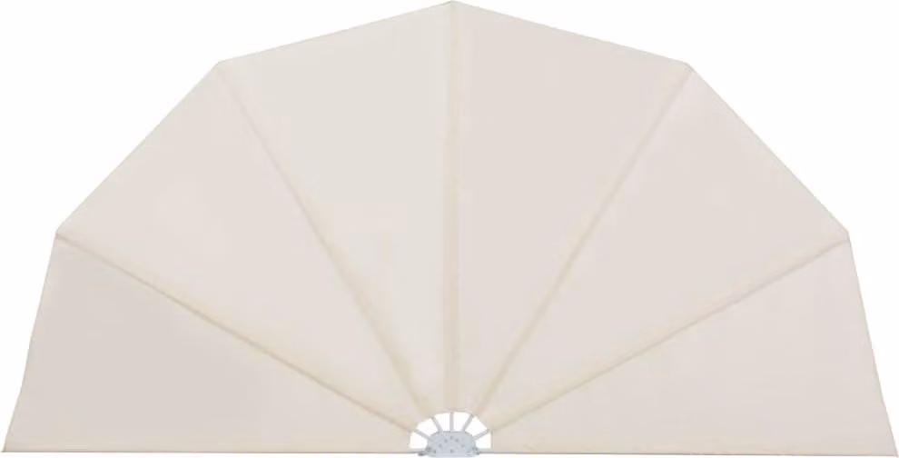 Tenda Laterale per Terrazza Pieghevole Crema 160 cm