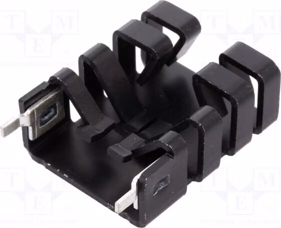 1 radiatore: pressato, lunghezza: 36,3 mm, larghezza: 25,4 mm, colore nero, modello TO218, altezza: 12,7 mm, codice FK 241, codice SA 218 V