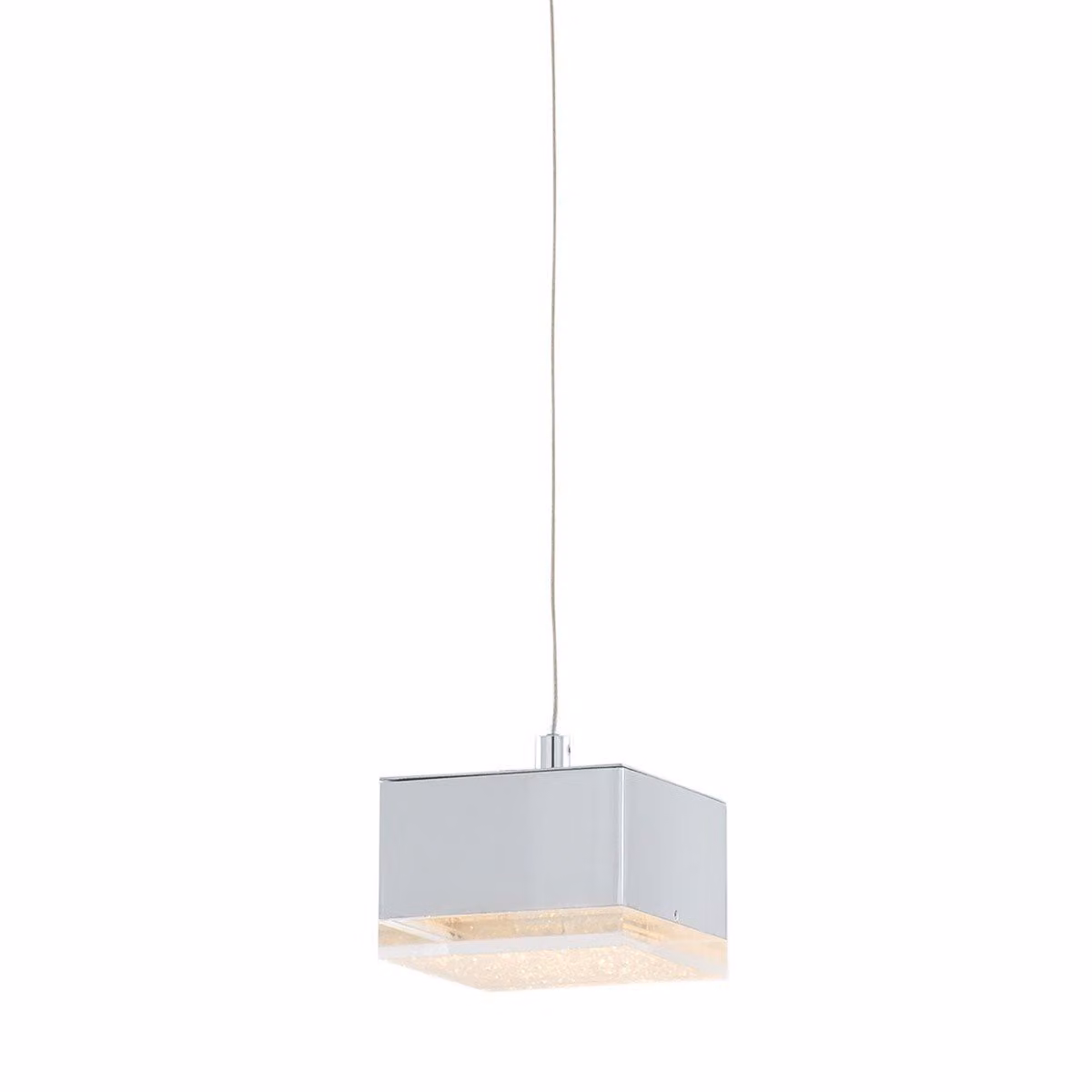 Italux Seth LED lampada a sospensione moderna cromo MD14009016-1A