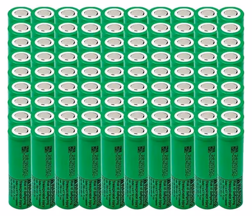 Batterie al litio, capacità 3500mAh, corrente di scarica 25A, confezione da 90 pezzi (MJ1)