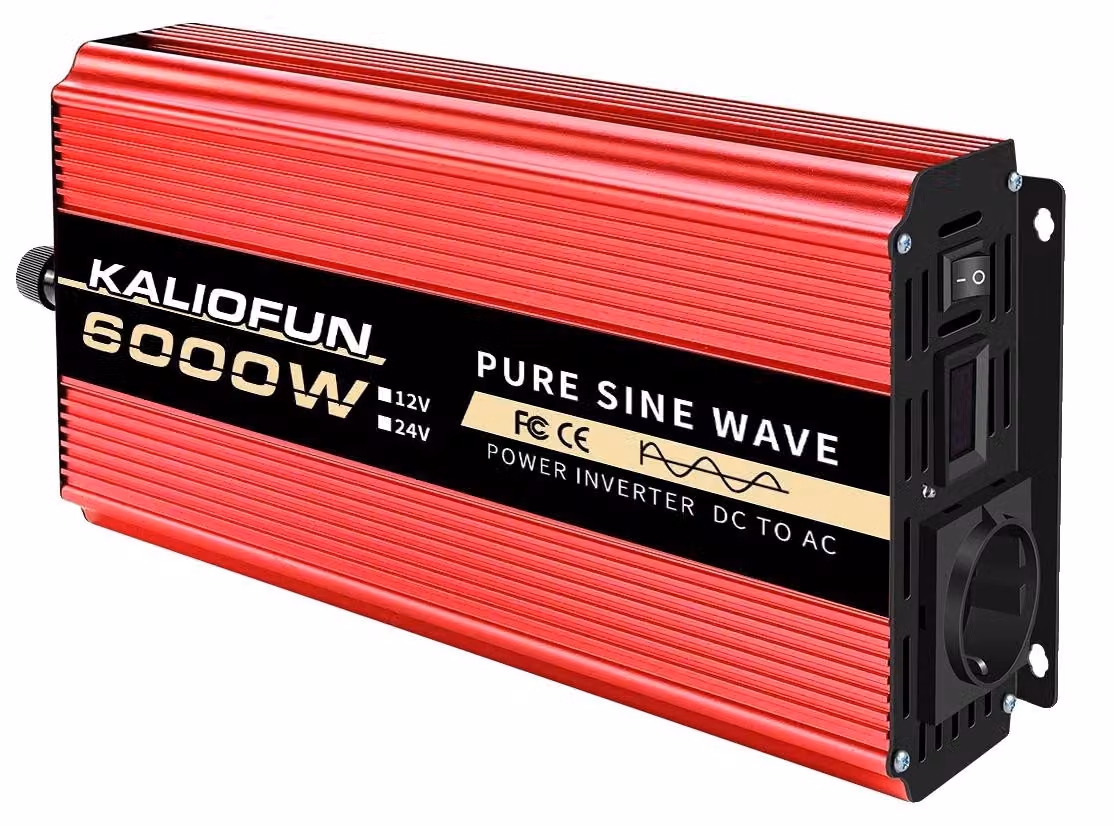 Inverter, con protezione da sovraccarico, adatto per automobili e elettrodomestici, 12V-6000W-220V