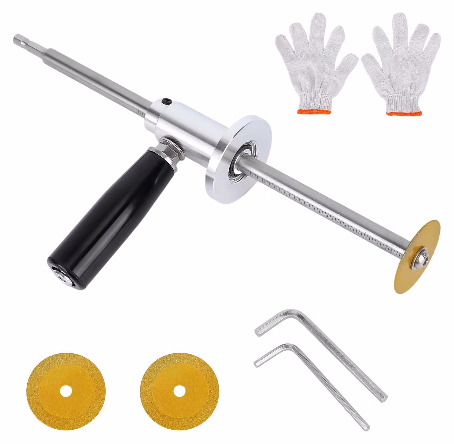 Omgoods - Tagliatubi in PVC con profondità di taglio regolabile