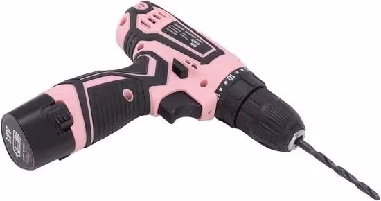 Elettroscroevatrice a batteria 12V ricaricabile rosa per uso domestico ed esterno