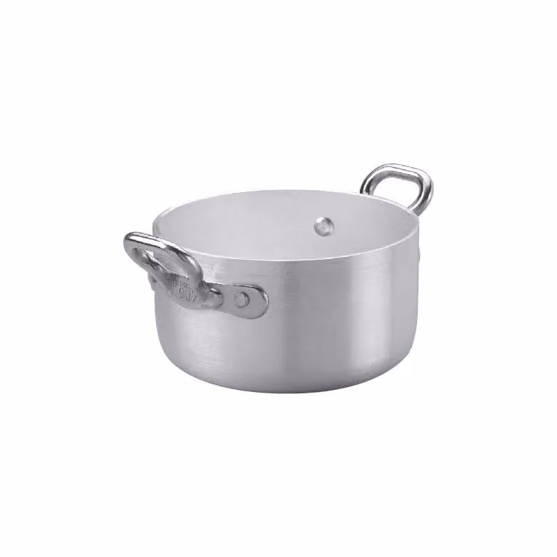 Casseruolino 1932 alto in alluminio - 2 maniglie 1907 diam. 12cm