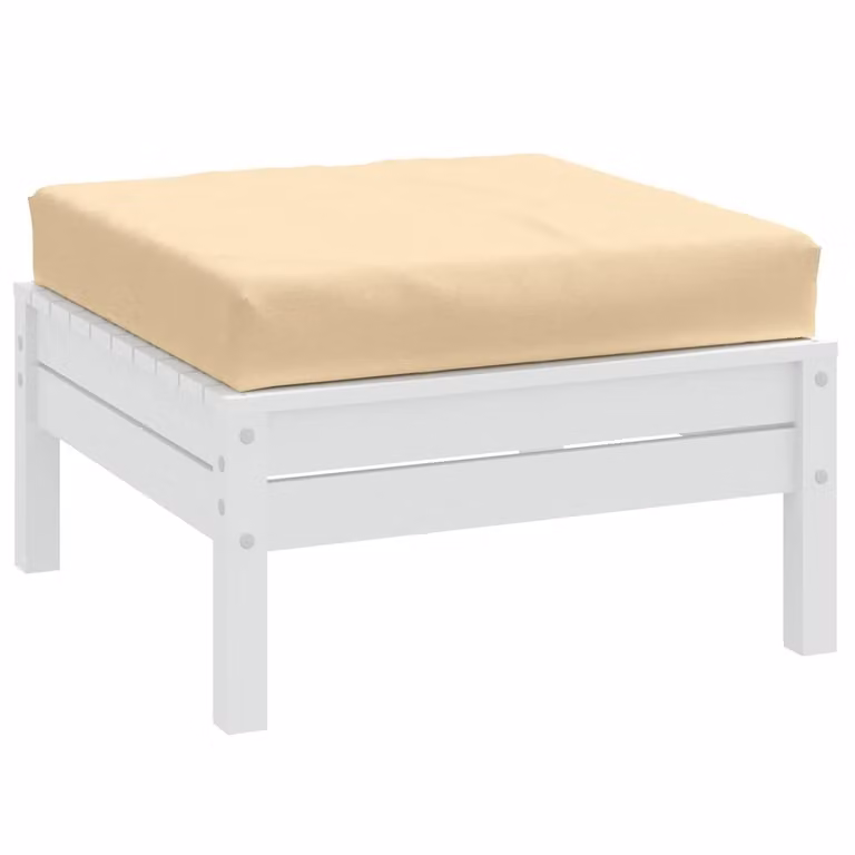 Cuscino per Pallet vidaXL Beige Mélange in Tessuto con Imbottitura in Schiuma L/P/H: 60 x 60 x 9,5 cm