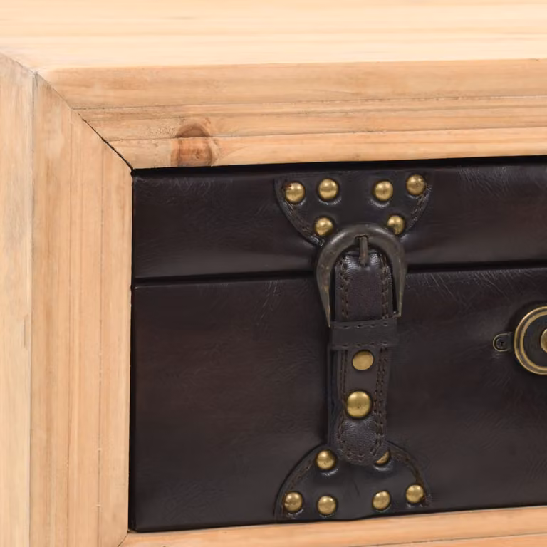 Tavolino in legno di abete massiccio 115 × 55 × 50 cm