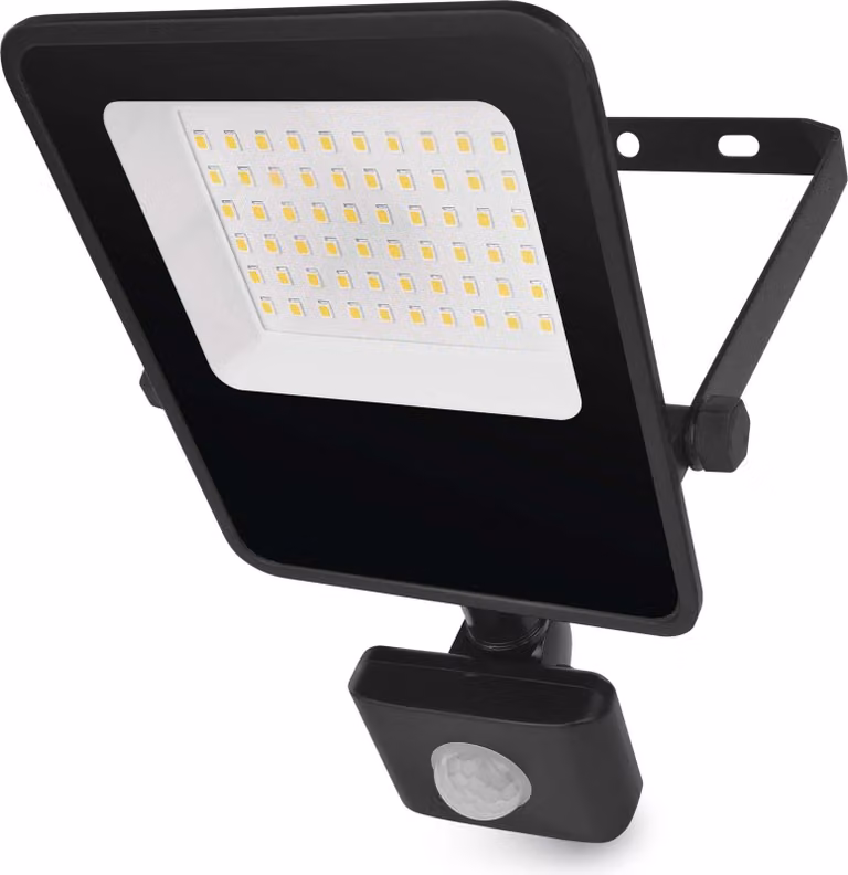 EMOS Faretto LED nero con sensore di movimento 30W 150lm/W ZS2933