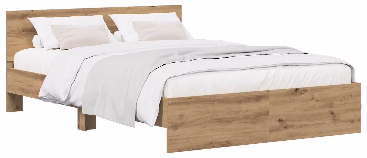 Struttura letto con testiera in rovere Artisan 160 x 200 cm
