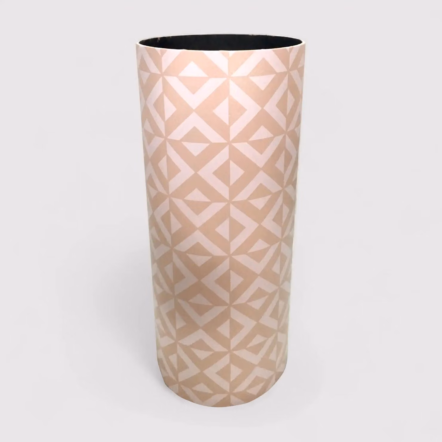 Giacinto - Portaombrelli bianco e beige in stile minimal