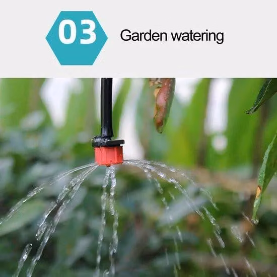 Set da giardino con tubo da 20 m e sistema di irrigazione a goccia per fiori