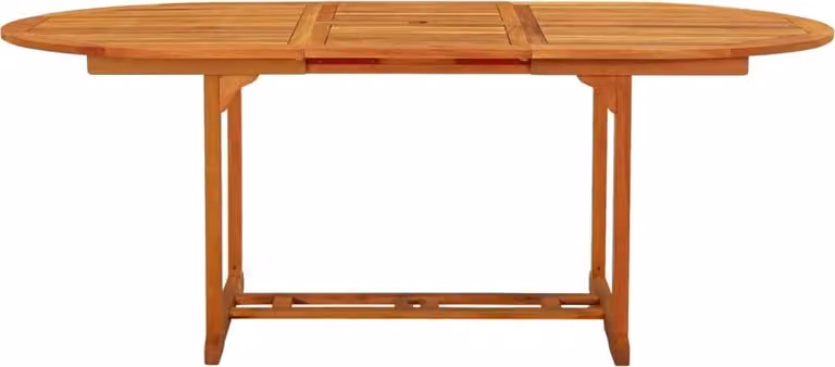 Tavolo da Giardino 200x100x75 cm in Legno Massello di Eucalipto