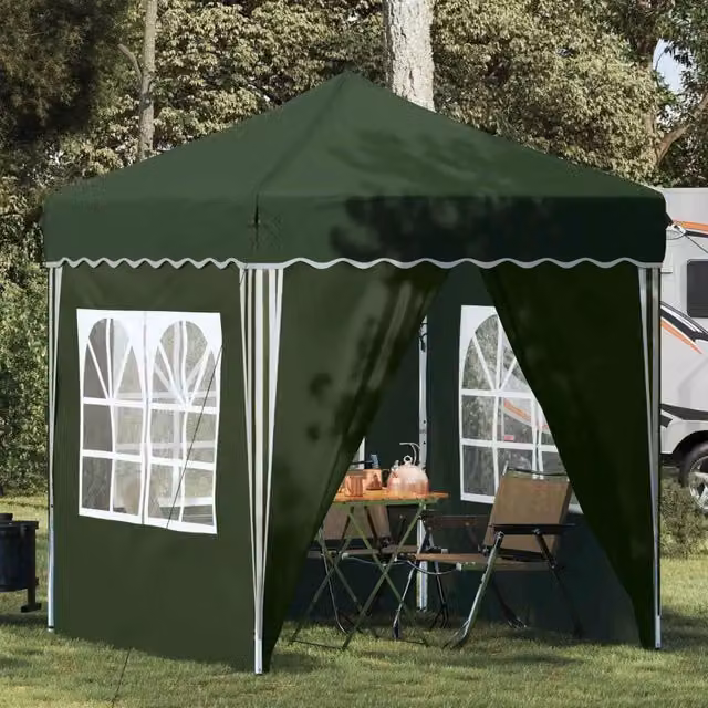 Tenda per feste a pop-up-Gazebo Verde 195 x 195 x 245 cm 927143