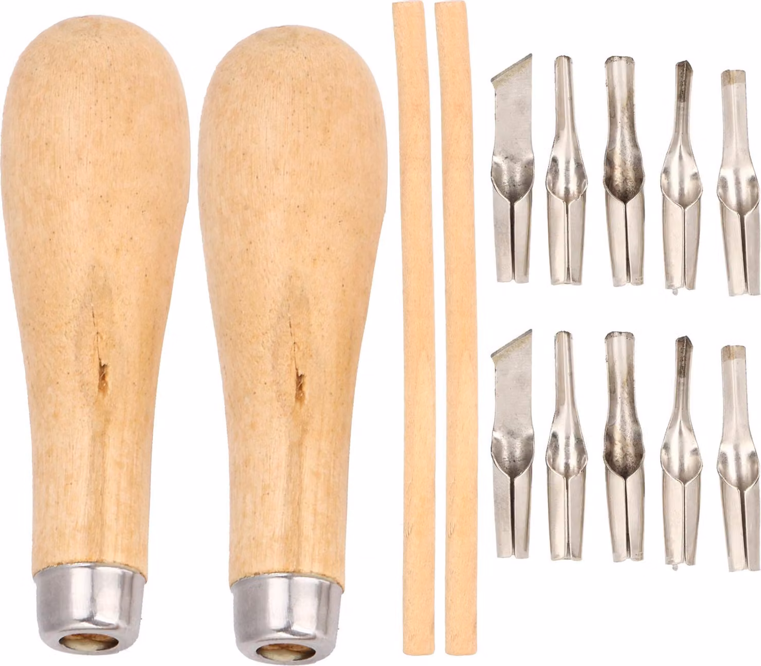 2 set di frese per linoleum, coltelli da intaglio, coltelli da incisione, strumenti per la lavorazione del legno, strumenti per la scultura per i timbri