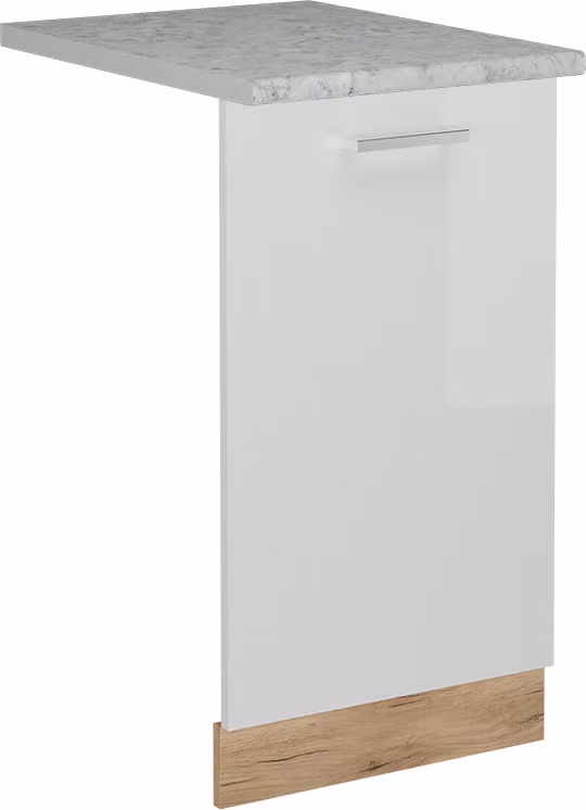Pannello frontale Vicco R-Line Bianco lucido 45 cm , PL Marmo, Model 54924