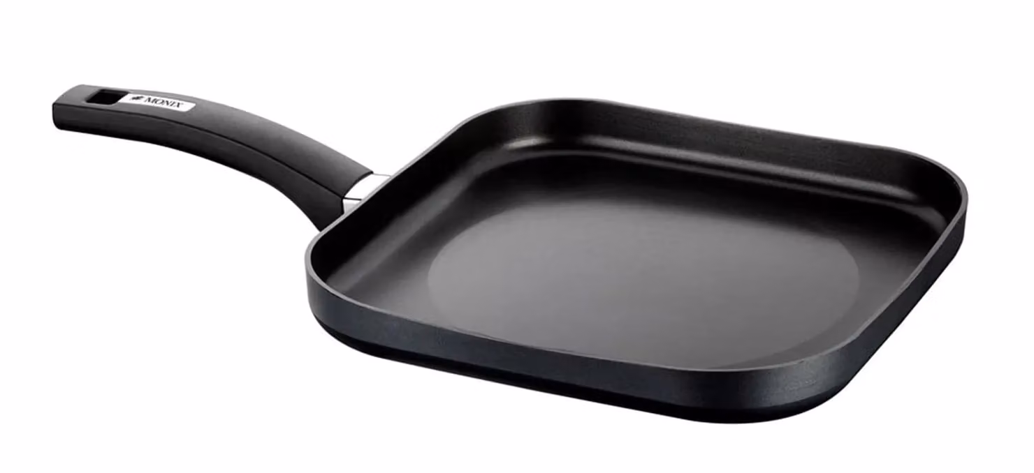 Bistecchiera in alluminio stampato antiaderente per induzione, linea Resistent Plus, diam. 28cm