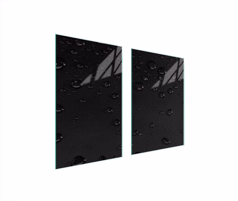 Pannello Di Protezione In Vetro Per Cucina 65X52 Gocce