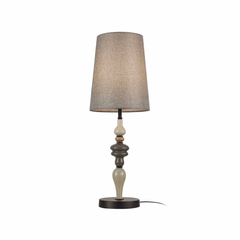 Lampada da comodino NEROM TB-22374A-BK Italux