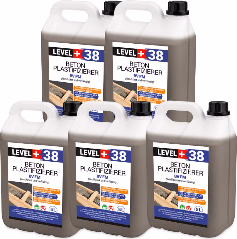 Plastificante per calcestruzzo 25 l plastifica e fluidifica Level+38