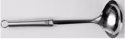 Mestolo tondo in acciaio inox Ghidini SMART colore argento cromo lucido