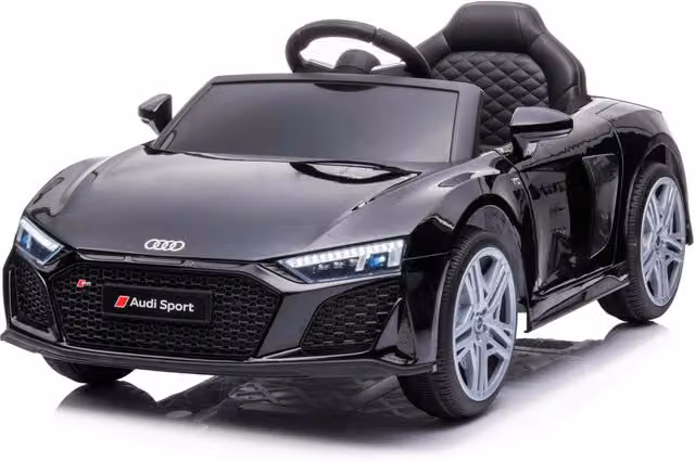 Macchina Elettrica per Bambini Audi R8 Sport Nera 12V con Telecomando e Batteria Ricaricabile – 1