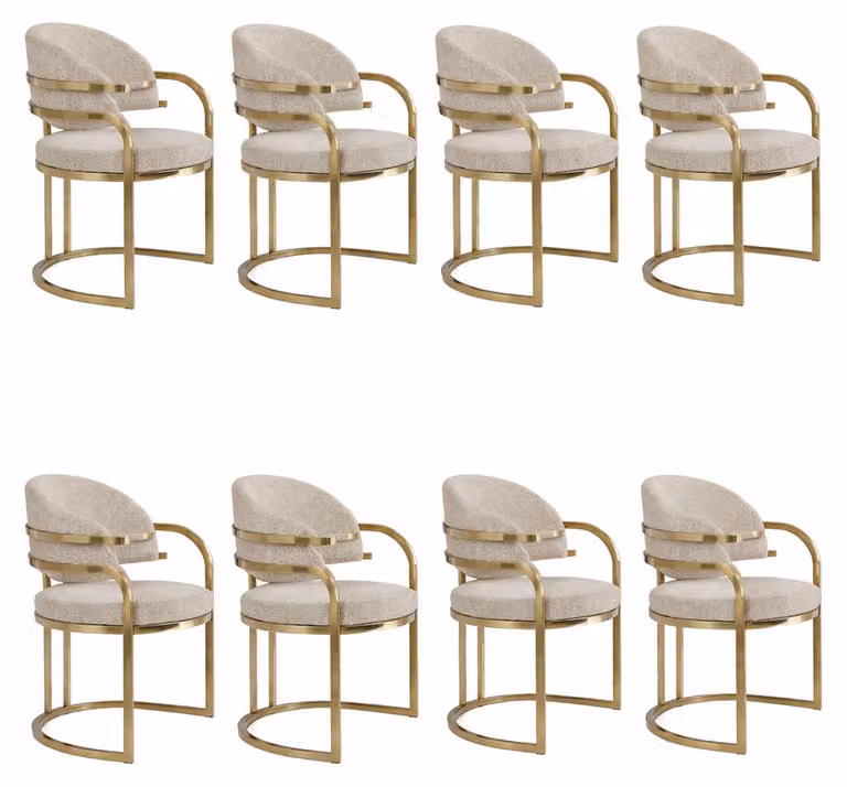 8 eleganti sedie dal design moderno. Lussuosi mobili per la sala da pranzo