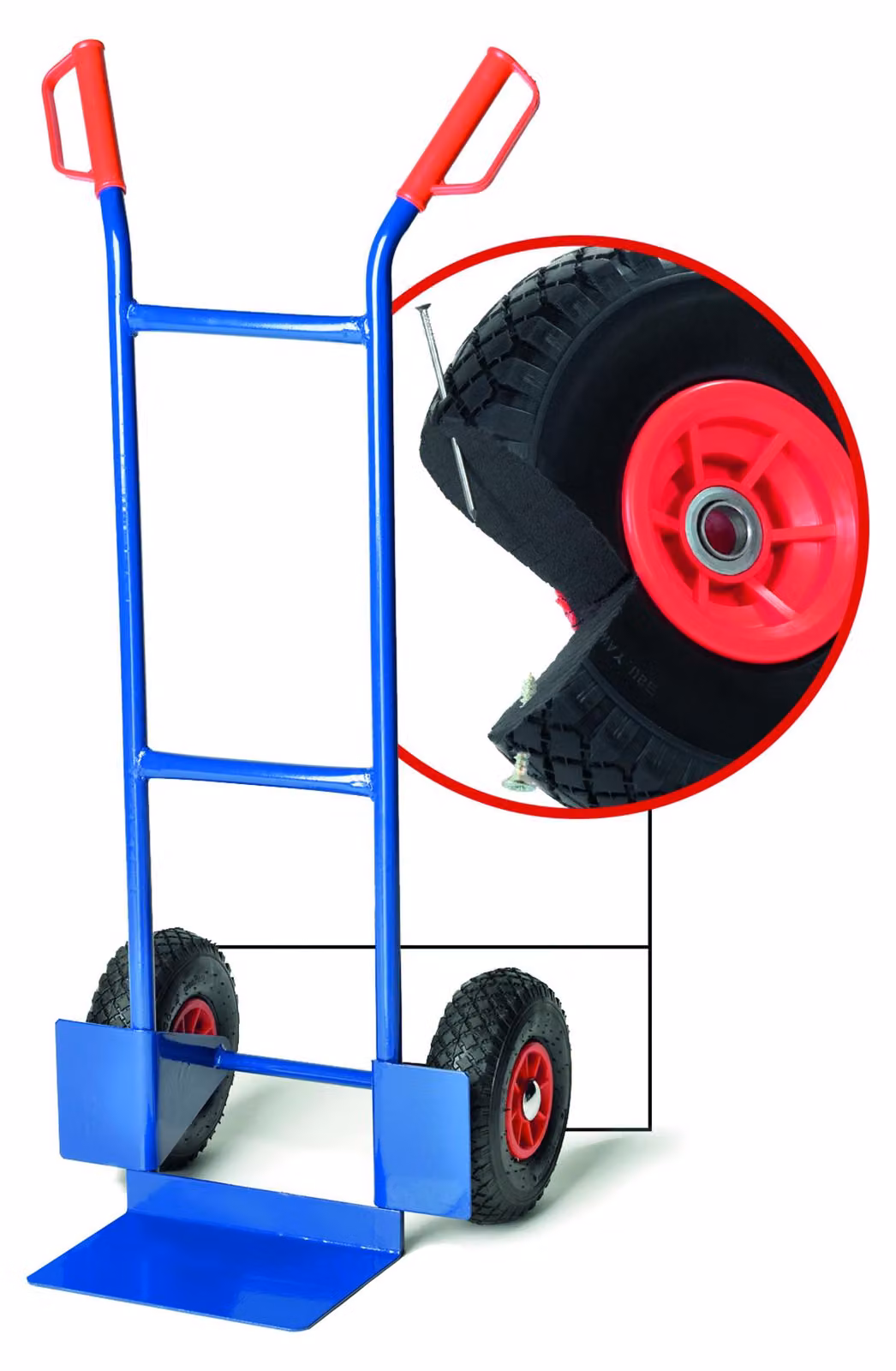 Carrello a mano Pro-Bau-Tec Junior con ruote in PU