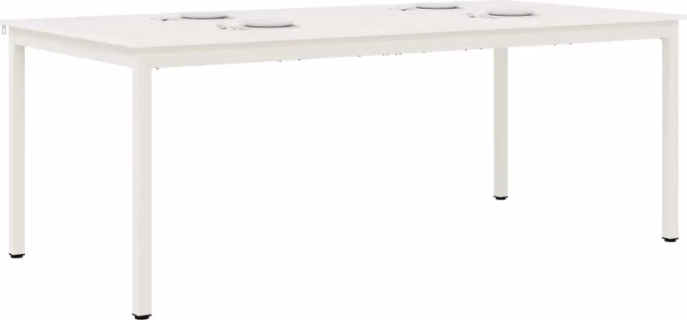 SYFAX™ Tavolo da pranzo Bianco 200 x 100 x 75 cm Pino massello