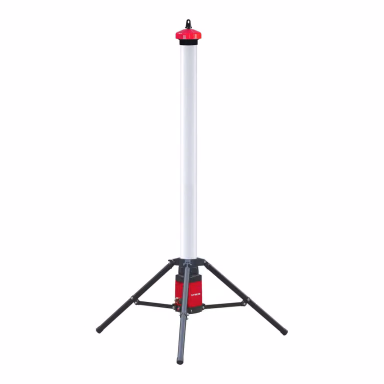 STIER faro da cantiere ricaricabile SMD LED a torre 360°, 3500 lumen, 36 W, luce da lavoro LED, lampada da cantiere, lampada da cantiere, faretto da cantiere, faretto ricaricabile, luce da lavoro LED