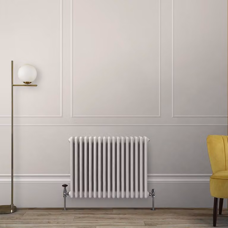 Radiatore Orizzontale a Colonne (3 Colonne) 500mm x 785mm - Bianco (Pearl Bianco) - Regent