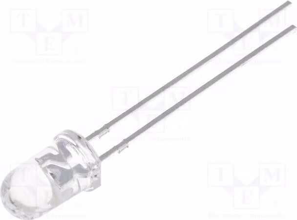 5 LED, 1mA, giallo, 220÷330 mcd, angolo di emissione 15°, modello OSY5JA5111A-1MA. Diodi LED a montaggio superficiale (SMD), 5mm. Tensione di funzionamento: 1,6÷2,3V