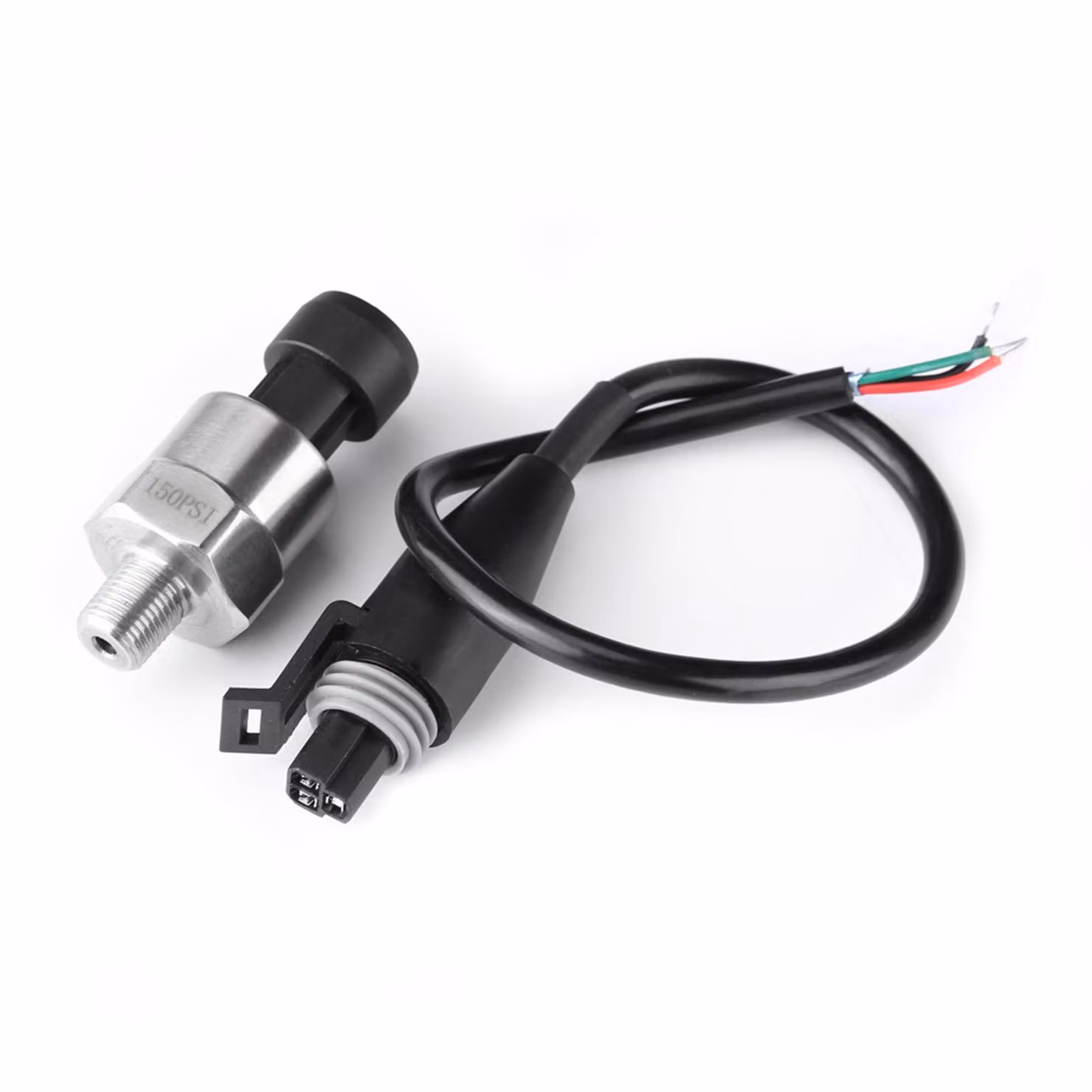 Trasduttore di pressione Sender Sensor in acciaio inox per olio carburante aria acqua (150PSI)