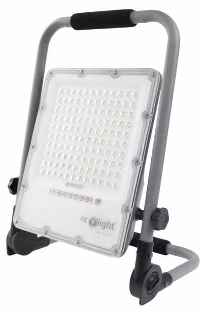 Proiettore da lavoro portatile con batteria LED 30W 5000K Ecolight EC20495