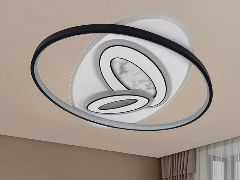 Lampada a soffitto a LED con telecomando, 105W - J1337/W