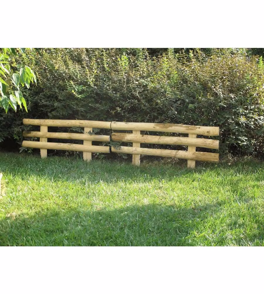 Alce Mini Recinzione Circe 2pz in Legno di Castagno 100xH30/50 cm