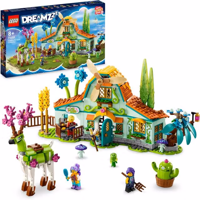 Lego DREAMZzz Scuderia delle Creature dei Sogni, Set di Mattoncini Multicolore per la Creatività Fantasy