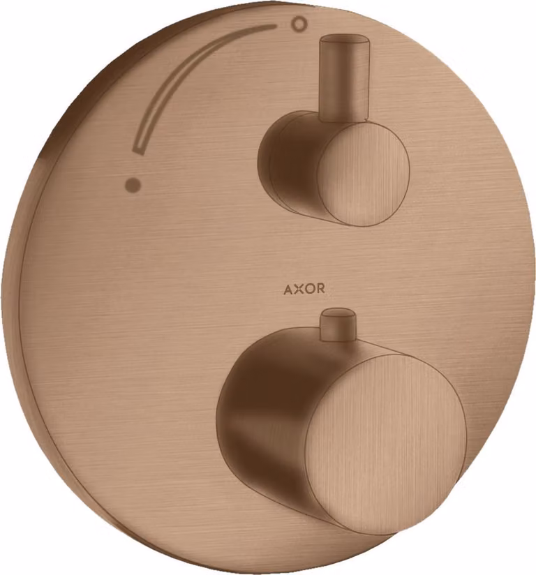 hansgrohe AXOR Uno² Thermostat AXOR Uno² encastré avec robinet d'arrßªt, 1 consommateur, 38700310, 38700310