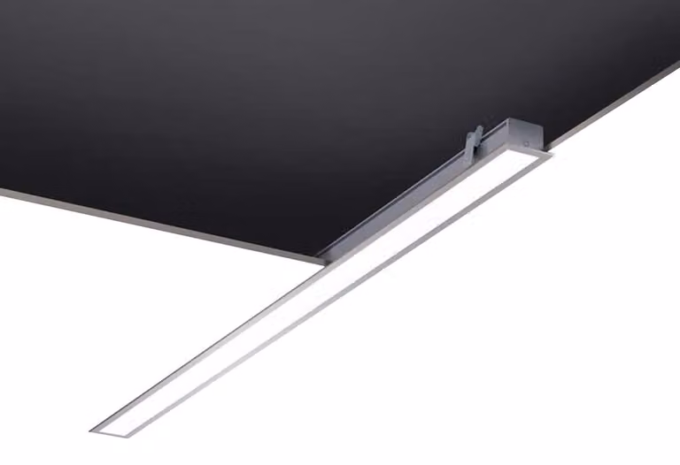 Fareto a incasso LED, potenza 26,1W, temperatura di colore 4000K, indice di resa cromatica 80, angolo di emissione 94,7°, colore grigio, grado di protezione IP44, flusso luminoso 2228 lumen
