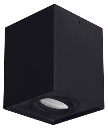 Plafoniera Lampada nera HARY D GU10 BLACK IDEUS 7161