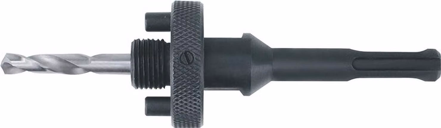 Supporto 10 mm SDS-plus con punta di guida Seghe a tazza bimetalliche HSSE-Co8 Ø 32-210 mm