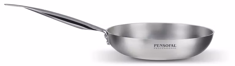 Padella alta in alluminio con manico inox linea Ristochef, diam. 24 cm