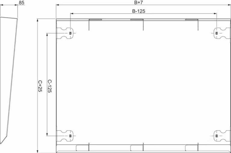 Tettoia antipioggia Schneider Electric SF/SM NSYSC630