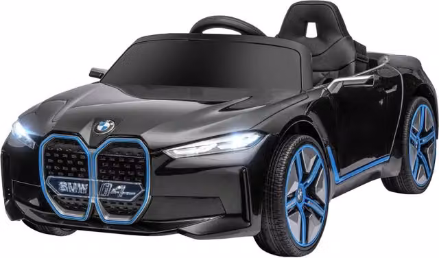 EasyComfort Macchina Elettrica per Bambini 3-6 Anni con Licenza BMW con Telecomando, Clacson e Fari, 115x67x45 cm, Nera