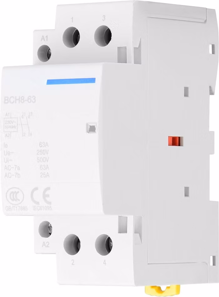 contattore CA domestico 2P 63A Montaggio su guida DIN 2NO (220V/230V)