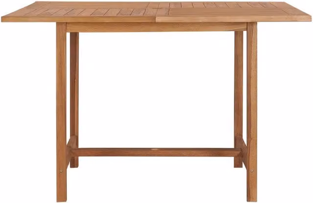 Tavolo Pranzo da Giardino Ø110x110x75 cm Legno Massello di Teak 318477