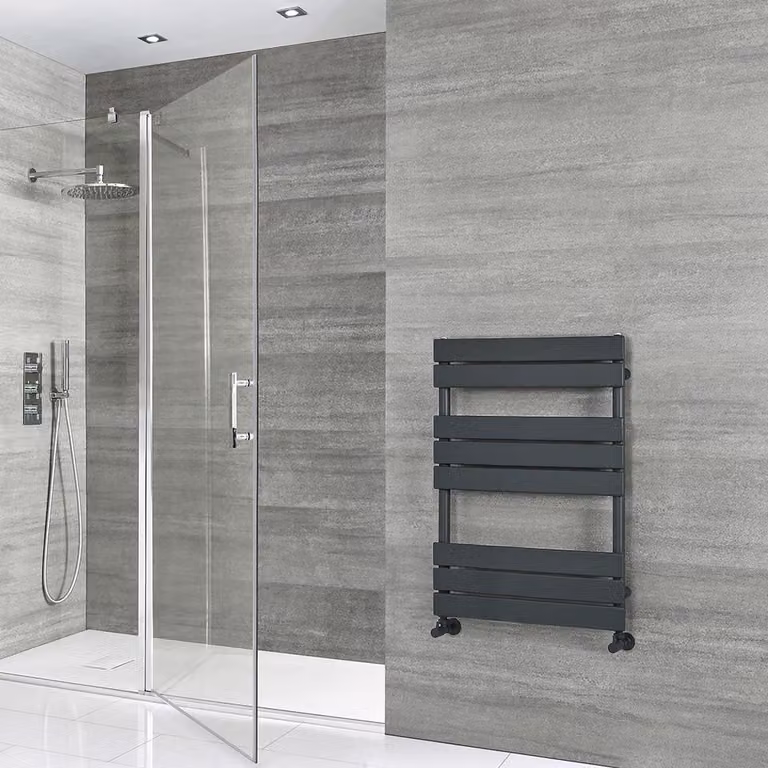 Scaldasalviette di Design - 825mm x 600mm - Antracite - Lustro