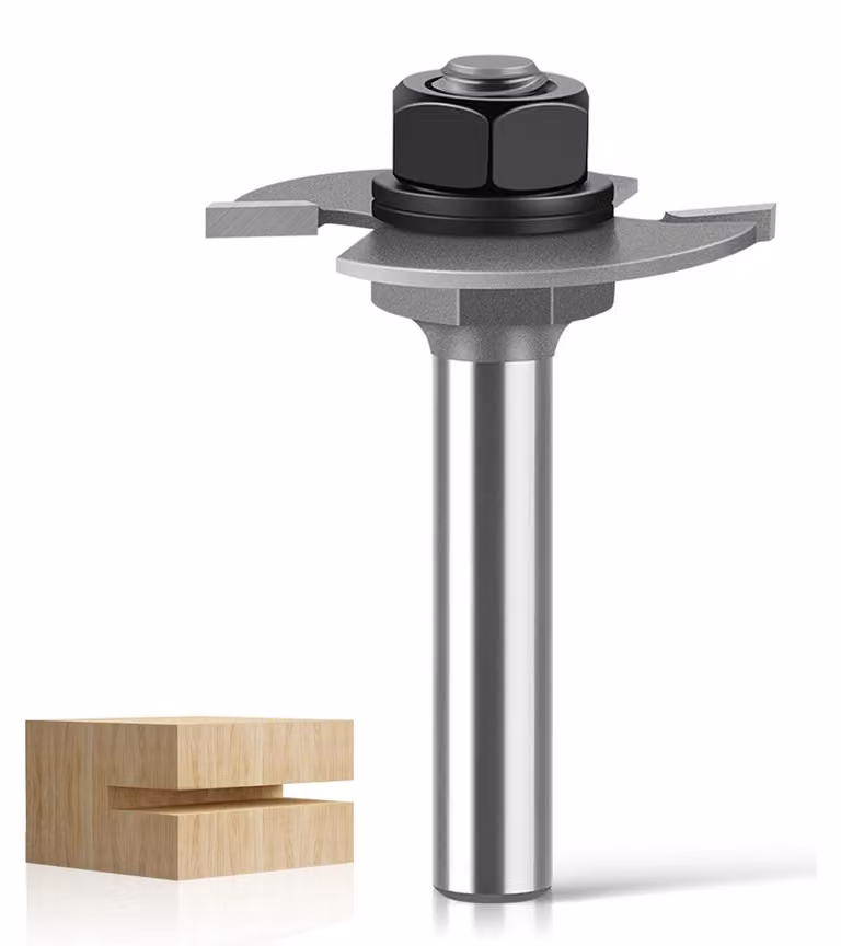Fresatrice a forma di "T" - Per lavorazione del legno, con attacco da 8 mm