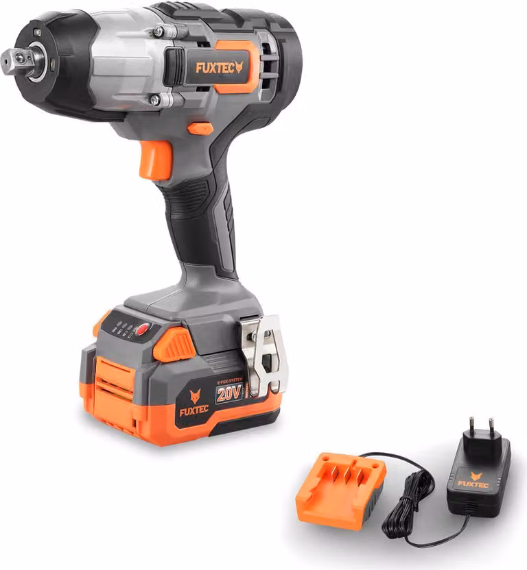 Avitatore a impulsi a batteria 20V FUXTEC E1IW20 SET avvitatore con batteria 4Ah e caricatore 1A