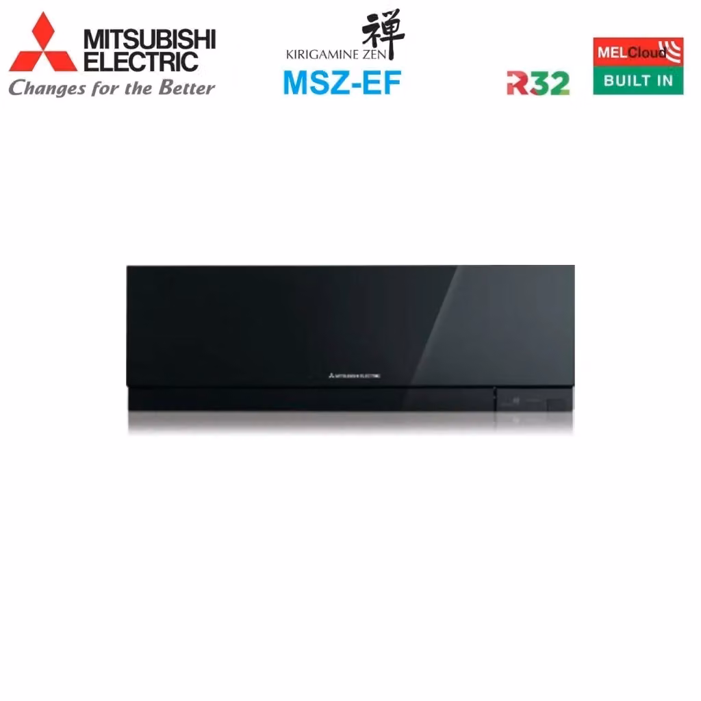 Condizionatore Mitsubishi Electric Trial Split Kirigamine Zen Black con Wi-Fi Integrato e Controllo via App – 2